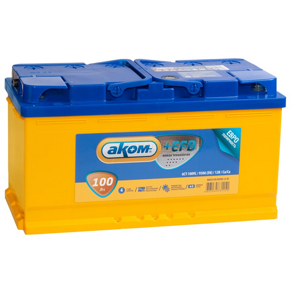 Аккумулятор 100 Амп / АКОМ