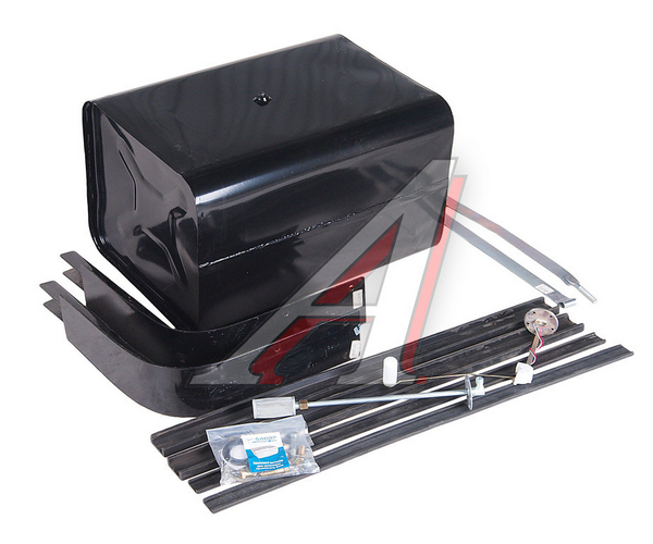 Бак топливный КАМАЗ 125л (405х498х680) в сборе / Бакор