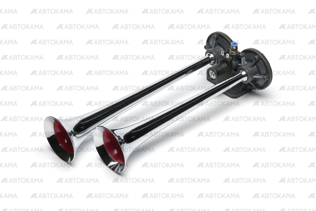 Сигнал пневматический 2-х рожковый (один звук, хром) / SEGER