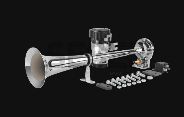 Сигнал пневматический 2-х рожковый высокий тон / SEGER