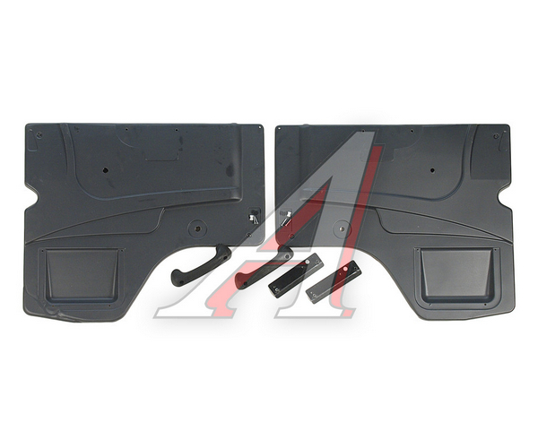 Обшивка двери КАМАЗ пласт. (к-кт)