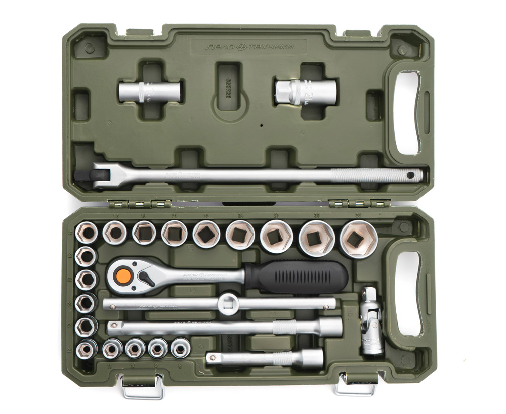 Набор головок с трещоткой 1/2 26пр 8-32мм / ДЕЛО ТЕХНИКИ