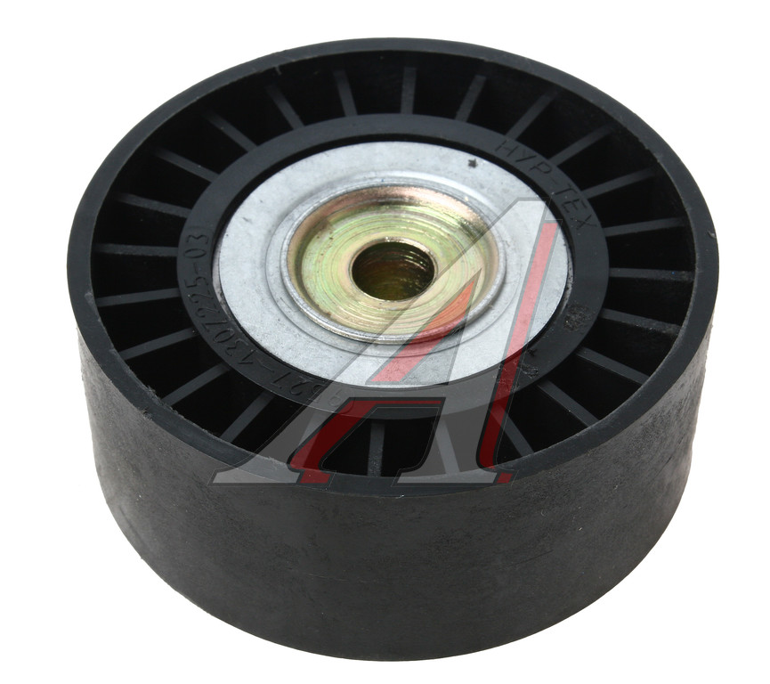 Ролик натяжной КАМАЗ ЕВРО-3 без бортика (алюминиевый)