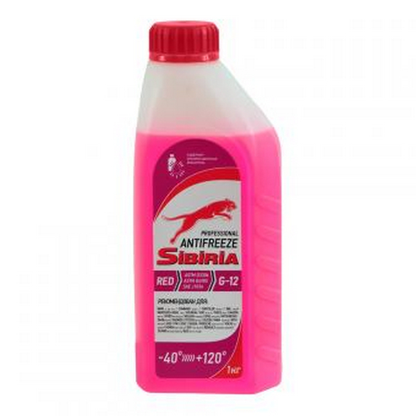 Антифриз красный 1 кг / SIBIRIA