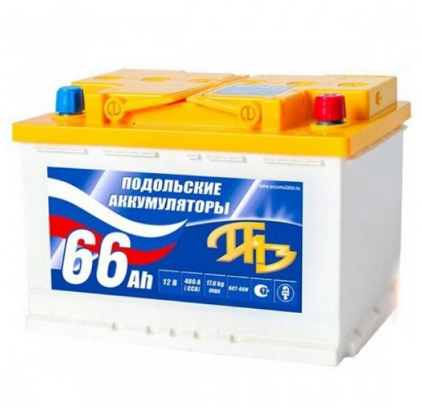 Аккумулятор 66 Амп / Подольский