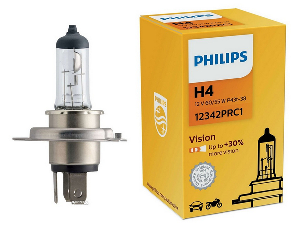 Лампа 12v Н4 / PHILIPS