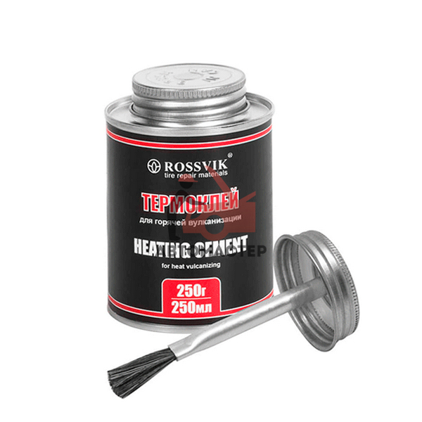 Клей для латок 250гр (банка с кистью) / ROSSVIK