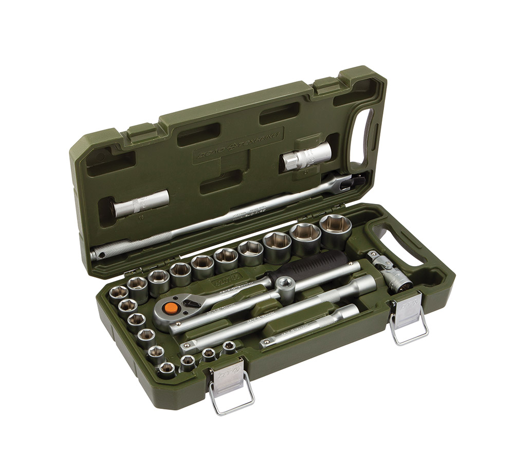 Набор головок с трещоткой 1/2 20пр 8-32мм / ДЕЛО ТЕХНИКИ