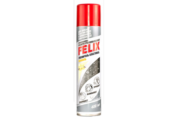 Полироль пластика 400мл (ваниль) / FELIX