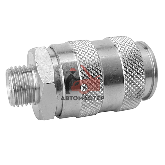 Штуцер быстросъемный “мама” с наруж. резьбой 1/4