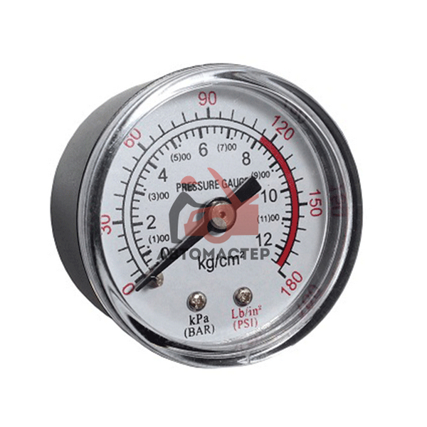 Манометр до 12атм (резьба сзади) / КОЛИР