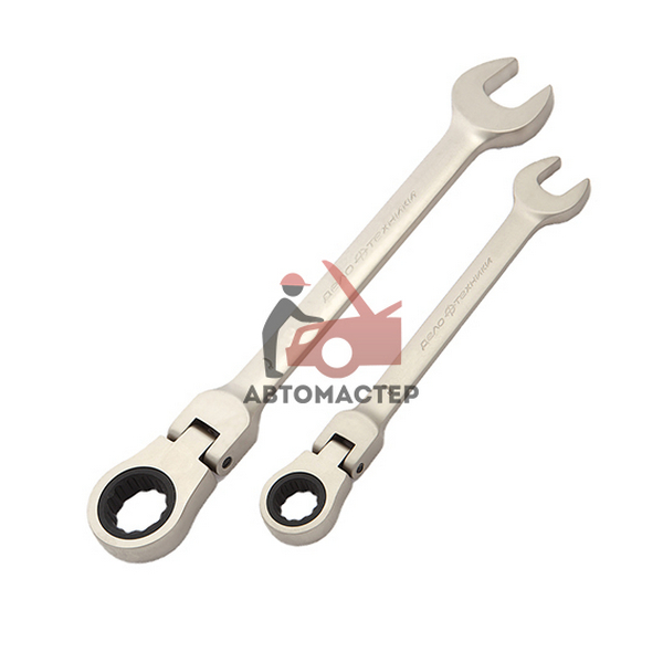 Ключ трещоточный шарнирный 19 мм 12гр / ДЕЛО ТЕХНИКИ