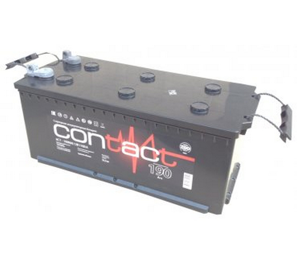 Аккумулятор 190 Амп / КОНТАКТ