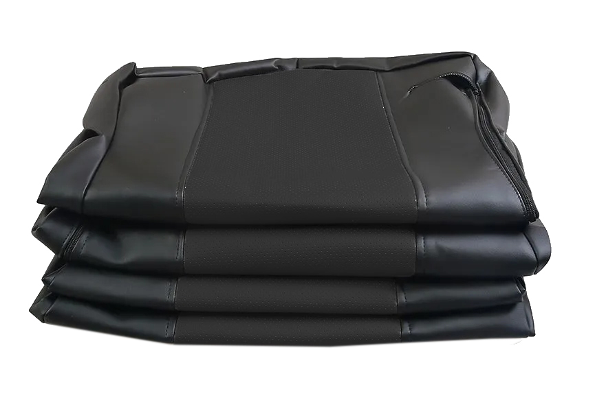 Чехол сиденья КАМАЗ (экокожа, черный, к-кт)