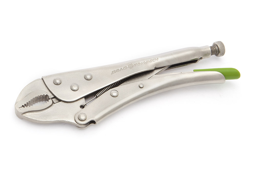 Зажим с фиксацией 220мм / ДЕЛО ТЕХНИКИ