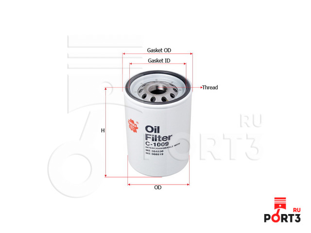 Фильтр масляный C1805 / SAKURA