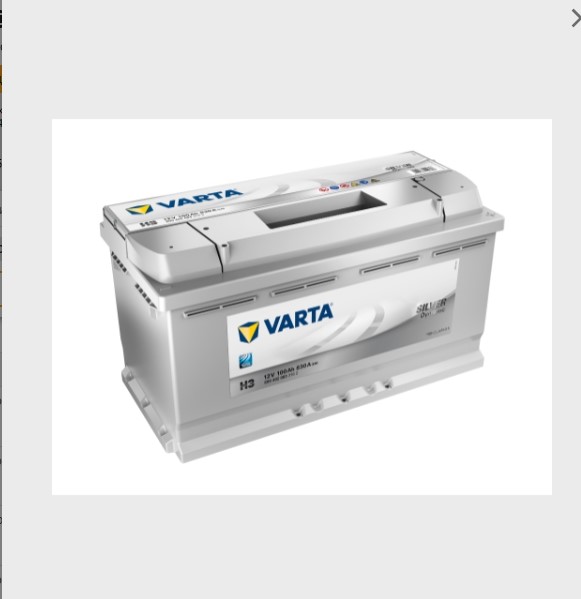 Аккумулятор 100 Амп (600402083) / VARTA (обратка)
