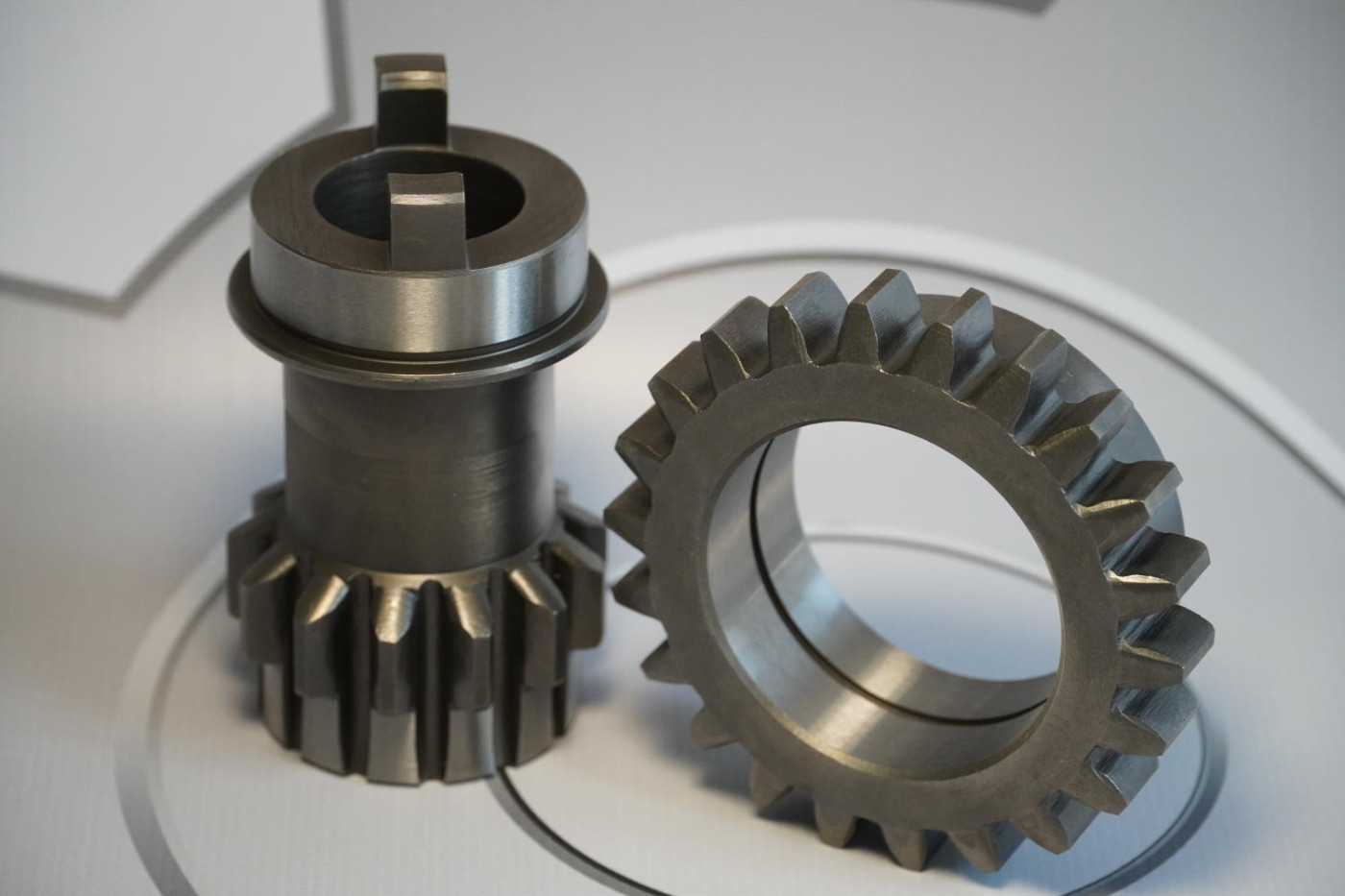 Шестерни КОМ (ведомая+промежуточная) / СПЕЦМАШ